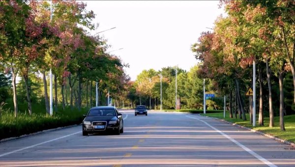 天宇优配  威海南海新区的秋日限定