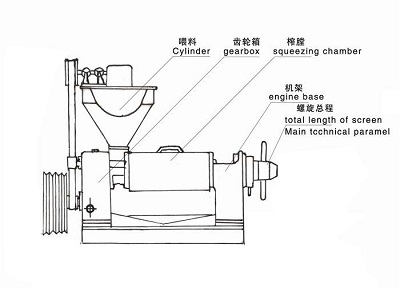 雙象榨油機結構